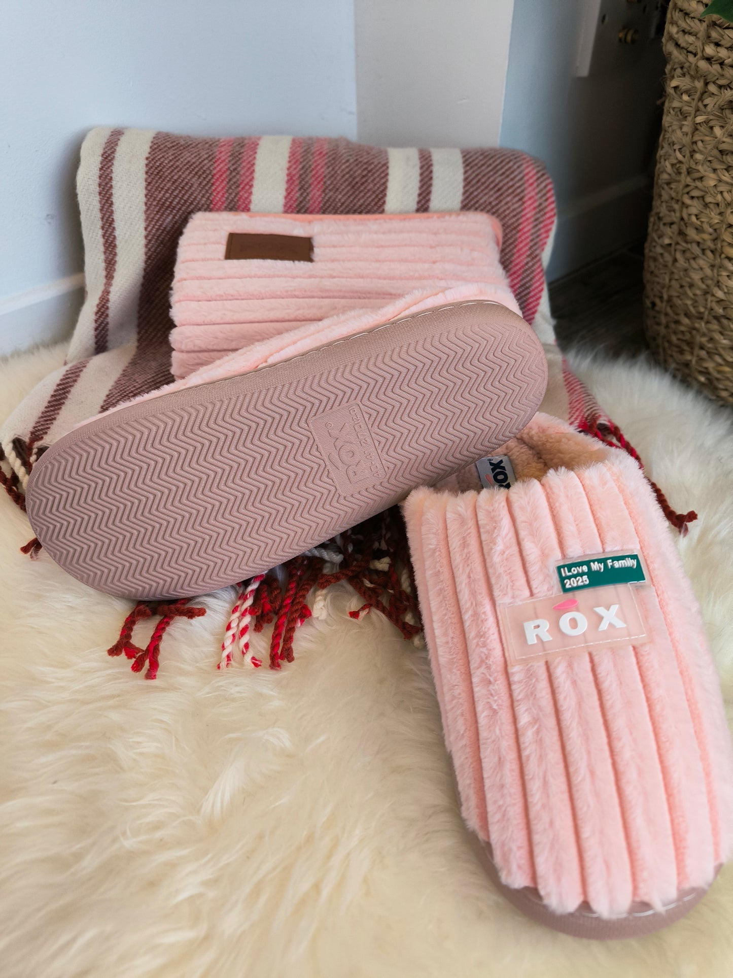 321 Chaussons+bouillotte Clara rose